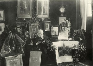 Menzel on His 80th Birthday / Photo by Adolph Menzel