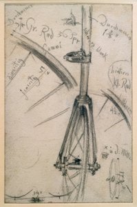 Studies on the High Wheel, Technical Details by Adolph Menzel
