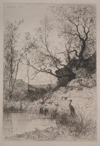 A Pond by Adolphe Appian