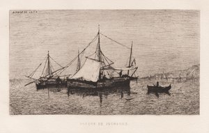 Fishing Boat Coastal Shipping Boat Italian Coast