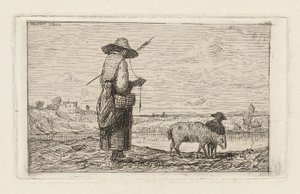 Shepherdess by Adolphe Appian