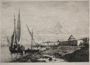 The Port at San Remo by Adolphe Appian