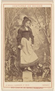 Costumes of Switzerland. Canton of Bern (Simmental) by Adolphe Braun