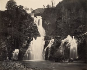 Falls of the Reichenbach, c.1860 by Adolphe Braun