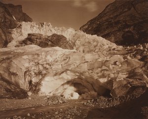 Switzerland. Grindelwald, Upper Glacier, Source of the Lutschine by Adolphe Braun