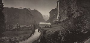 Valley of Lauterbrunnen, Switzerland by Adolphe Braun