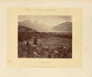 Gotthard Railway: Lowerzer Valley by Adolphe Braun and Cie