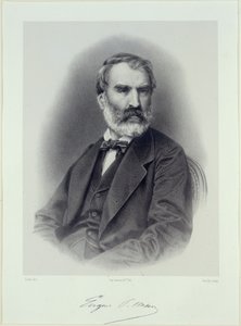 Portrait of the Writer Eugène Pelletan 1813-1884 by Adolphe Guillon
