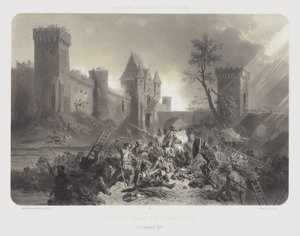 Joan of Arc wounded before the walls of Paris, 8 September 1429