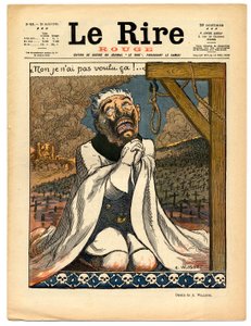 Cover of The Red Laughter, Satirical in Colors by Adolphe Leon Willette