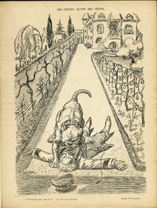 Illustration in Le Rire - Those who have dogs - Architecture Urbanism, Animals - Dog, Pit Bull