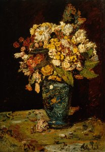 Flowers in a Blue Vase, 1879-1883