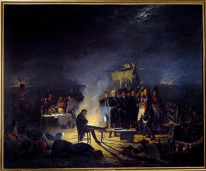 Bivouac of Napoleon I on the Battlefield of Wagram
