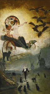 Farewell to the Nineteenth Century. Design for the Decoration of the Cabaret Venue Le Chat Noir