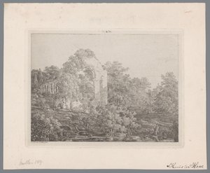 View of the Ruins of Castle de Haar
