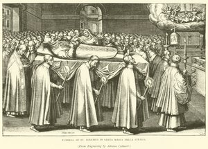 Funeral of St Ignatius in Santa Maria Della Strada