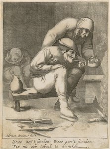 Pipe Smoker by Adriaen Brouwer