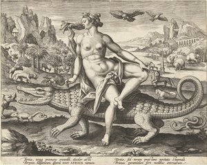 Africa (The Four Continents) by Adriaen Collaert