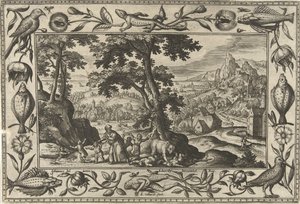 Elisha Curses Troublesome Children by Adriaen Collaert