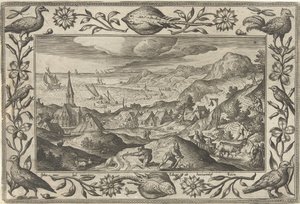 Rabbit Hunt by Adriaen Collaert
