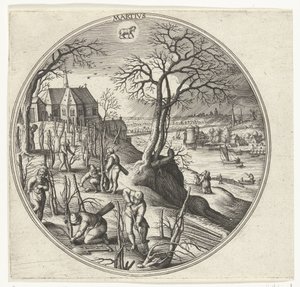 March, Martivs (title on object), The Twelve Months (series title)