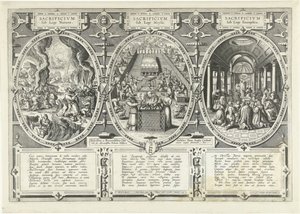 Sacrifices Under the Law of Nature, the Law of Moses, and the Law of the Gospel by Adriaen Collaert