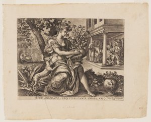Smell, from The Five Senses by Adriaen Collaert