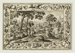 The Flight into Egypt, from Landscapes with Old and New Testament Scenes and Hunting Scenes