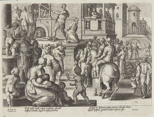The Beheading of St. James by Adriaen Collaert