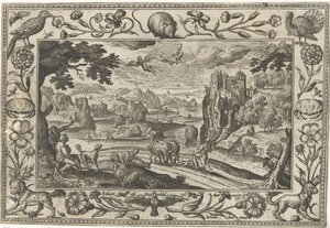 Fall of Icarus by Adriaen Collaert