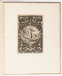 Venus, Plate from a Suite of 6 Ornamental Designs with the Judgement of Paris by Adriaen Collaert