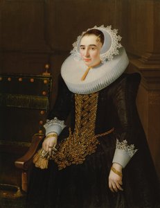 Portrait of a Lady, Said to be Princess Sohns by Adriaen Hanneman
