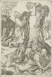 Christ in the Garden of Gethsemane by Adriaen Huybrechts (I)
