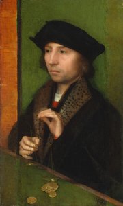 Man Weighing Gold by Adriaen Isenbrandt