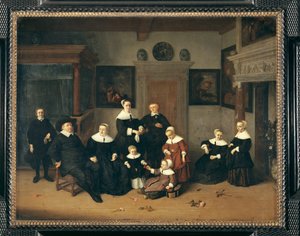 Family Portrait by Adriaen Jansz. van Ostade