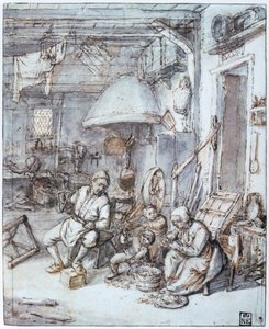 The Dutch Peasants, 17th century by Adriaen Jansz. van Ostade