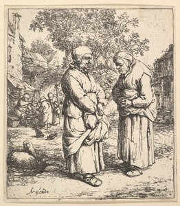 Two Gossips by Adriaen Jansz. van Ostade