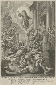 Saint Francis of Paola Healing the Sick by Adriaen Lommelin
