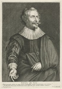 Portrait of Paul de Vos by Adriaen Lommelin
