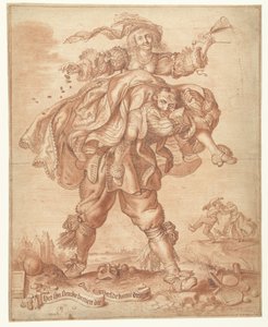 It Takes Strong Legs to Carry Luxury by Adriaen Pietersz van de Venne