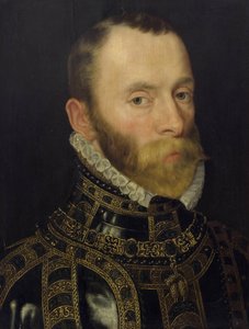 Portrait of Philippe de Montmorency, Count of Hoorn by Adriaen Thomasz. Key
