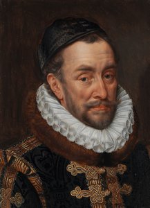 Portrait of William I, Prince of Orange, Called William the Silent by Adriaen Thomasz. Key