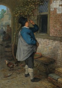 A Man Reading the News