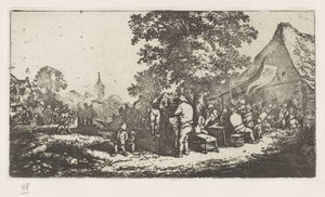 Peasant Fair by Adriaen van Ostade