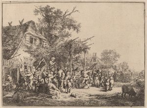 Dance under the Trellis by Adriaen van Ostade