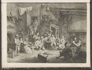 Dance in the Tavern by Adriaen van Ostade