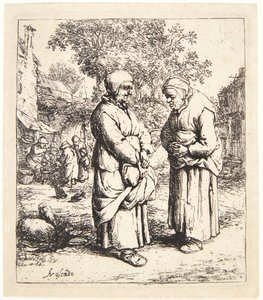 The Two Gossiping Women