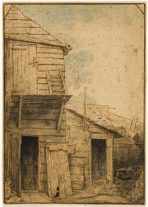 Farmyard by Adriaen van Ostade