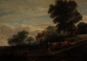 Landscape with Shepherds and Cattle