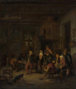 Merry Peasant Society by Adriaen van Ostade